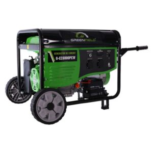 Generator 6.1 KW de curent pe benzina Greenfield G-EC6800PEW, portabil, monofazat, 6.1 kVA, pornire electrica