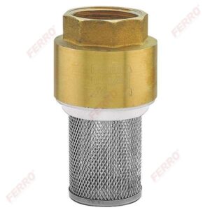 Sorb alama, cu arc interior PVC, si sita impuritati otel inox 5/4"