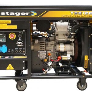 Generator 10kVA, Stager YDE12E,39A, 3000rpm, monofazat, diesel, pornire electrica