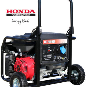 GENERATOR DE CURENT 6.6 KW AGT 7601 HSB MONOFAZAT MOTOR HONDA