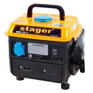 Generator open-frame 0.72kW, Stager GG 950DC monofazat, amestec ulei/benzina, pornire la sfoara