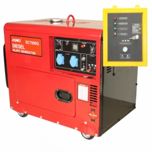 Generator DIESEL insonorizat 6 KWA SENCI SCD7500Q ATS putere maxima 6 kVA 230V motor Diesel ATS inclus