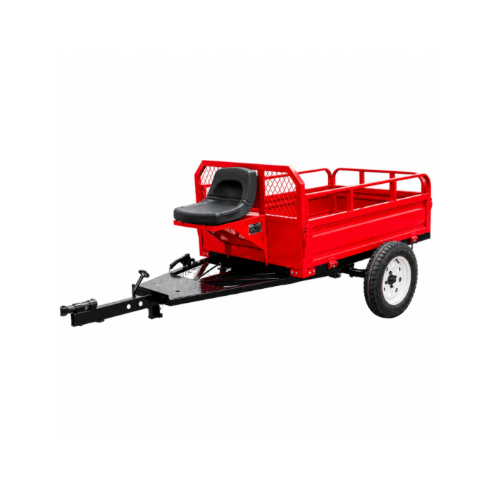 Remorca DKD Premium Rosie 750/850 kg   -scaun cu burete