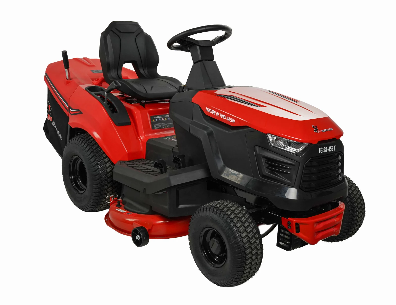 Tractoras de tuns gazon Media Line TG 98-452 E, 12.5 CP, benzina, 98 cm, cos 245 L