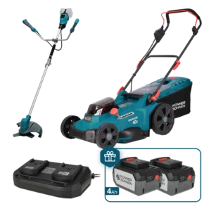 Masina de tuns iarba + Trimmer (Sistem unificat de baterii) SET KS 43LM-BCT40V