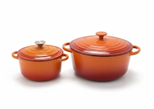 Set 2 Oale din Fontă Emailata (6L și 2.8L) -Combo 2 Inimi