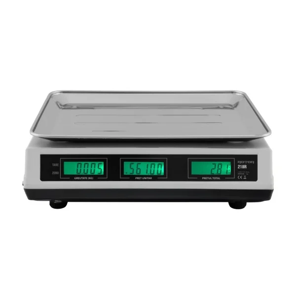 Cantar Electric ROTOR R218B, baterie 4V reincarcabila, pentru stand comercial