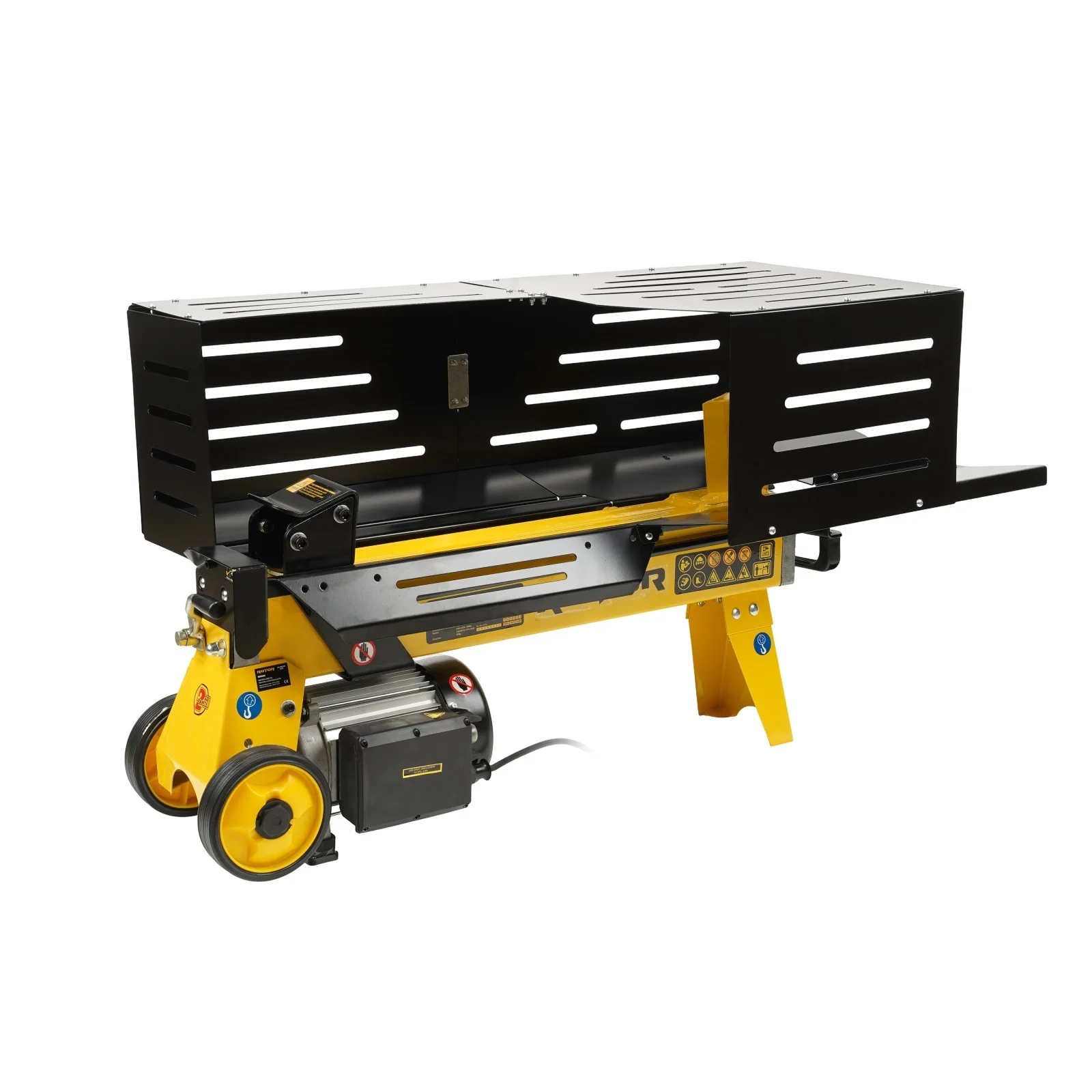 Despicator electric de lemne cu protectie, 2200 W, forta taiere 5 t,