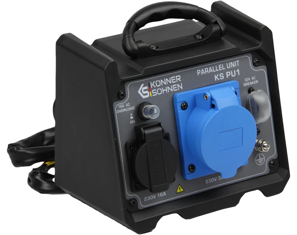Unitate de conectare in paralel a generatoarelor Konner & Sohnen KS PU1, 230 V, putere 7kW, cablu AWG 2.08 mm2