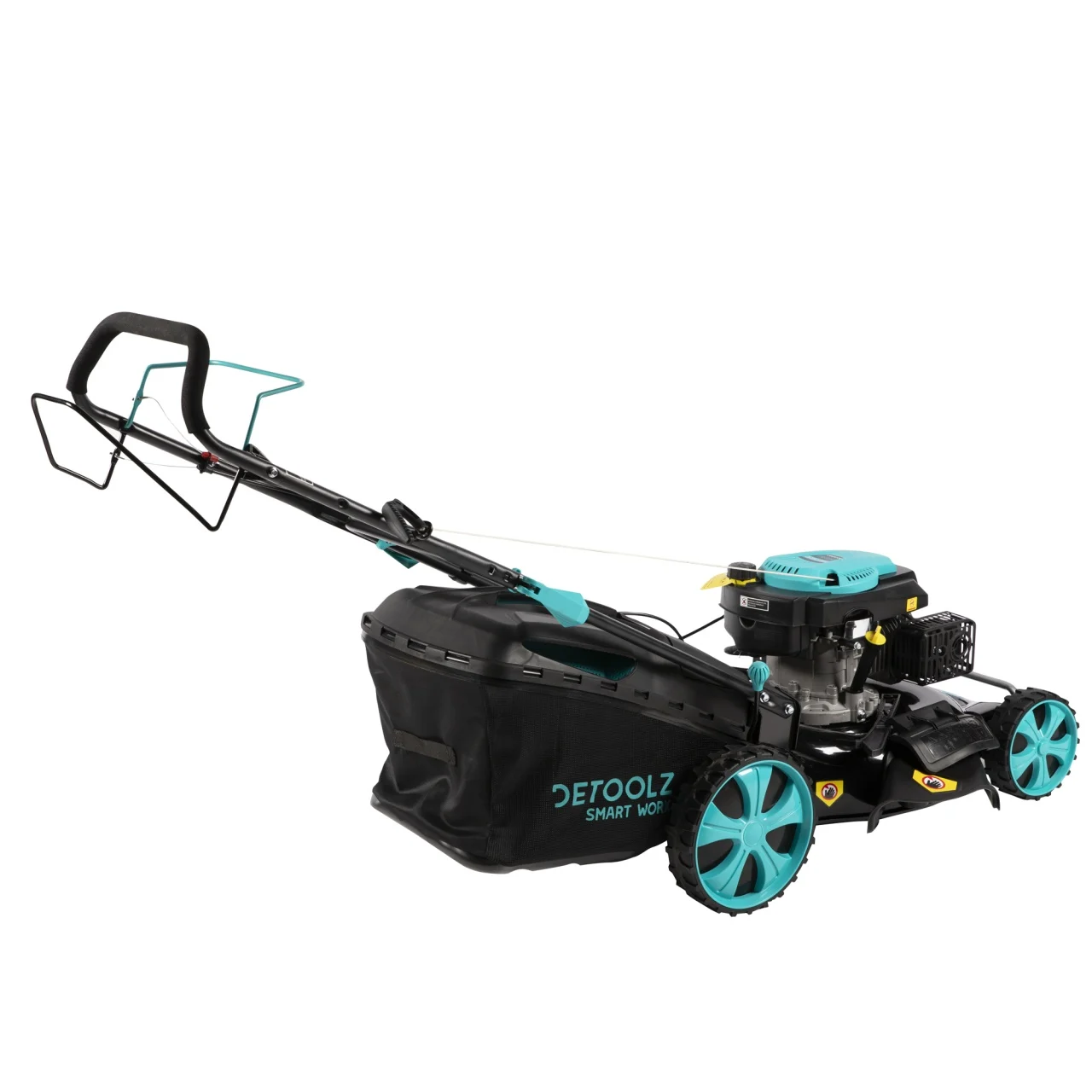 Masina de tuns gazon Detoolz, 5CP, 196CC, latime de taiere 53cm, colector 70L, propulsie automata