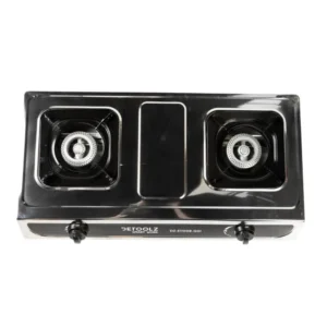 Mini aragaz portabil, Detoolz, 5.6kW, 2 ochiuri, Piezo