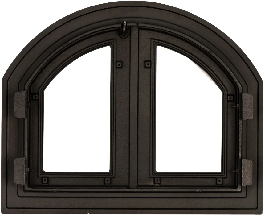 Usa Cuptor Gradina cu Geam Motive Romanesti 590 x 480 + Cleme fonta